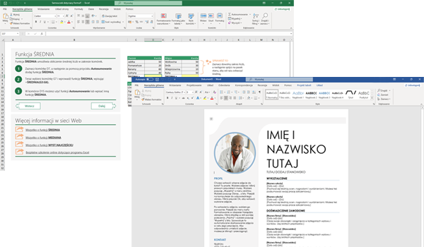 Word oraz Excel
